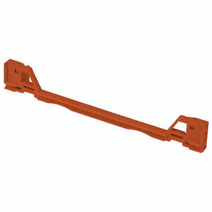 Bivar Compact PCI Card Guide with ESD Clips, Ejector Grounding, 8.24" L, Red