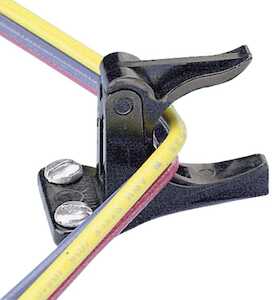 Panduit Harness Board High Corner Post, .75" (19.1mm) Bundle, #8 Screw (M4), Black