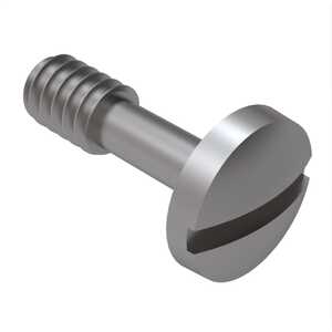 ASM 2-56 X 1/4" Binding Head Captive Screw, Slotted Drive, Stainless Steel, Passivated
