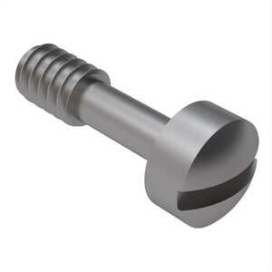 10-24 X 1" Fillister Head Captive Screw, Slotted Drive, Stainless Steel, Passivated
