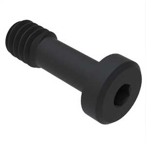ASM 4-40 X .780" Low Head Socket Captive Screw, Hex Drive, Stainless Steel, Black Oxide