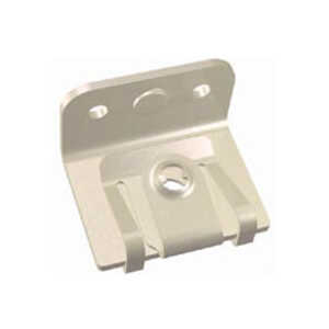 Southco DZUS Bracket & Slip-on Assembly, Size 6, Steel, Zinc Plate, Bright Chromate