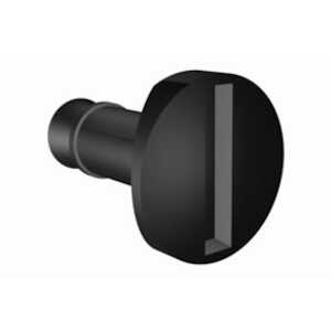 Southco DZUS Quarter-Turn Knob Style, Acetal Copolymer, Black