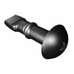 Southco DZUS Quarter-Turn Phillips Recess #2, Steel, Zinc Black