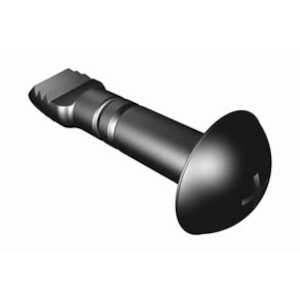 Southco DZUS Quarter-Turn Phillips Recess #2, Steel, Zinc Black