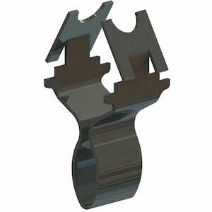 Richco Natural Plated Steel Panel Striker, Panel Hole Diameter Range .283" (7.2 mm)