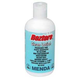 Menda Reztore ESD Hand Lotion, Unscented, 8 oz, 12/Pack