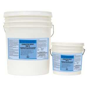 Desco Statguard Conductive Light Grey Epoxy, 4 Gal Kit
