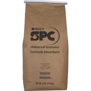Brady SPC Universal Granular Absorbent, 40/Pack