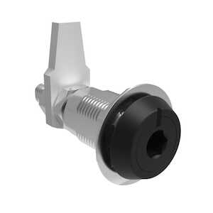 Southco Vise Action Compression Latch, Large Size, 8 mm Hex Recess, Zinc Alloy, Powder Coat, Black