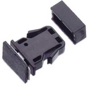 Southco Push-to-Close Latch, Small, 0.8-1 or 1.4-1.7mm (.030-.04 or .055-.065") Panel, Plastic