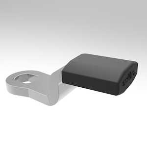 Southco E5 Cam Latch Subassembly, Offset, Steel, Zinc Plate, Bright Chromate