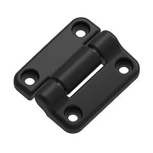 Southco Constant Torque Hinge, Asymmetric, 1.190 nm, 1.690 nm, Large Size, Nylon, Natural, Black