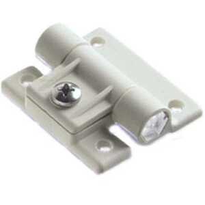 Southco Adjustable Torque Hinge, Symmetric, Large Size, Acetal Copolymer, Natural, White