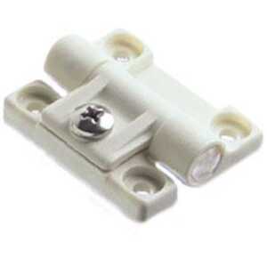 Southco Adjustable Torque Hinge, Symmetric, Medium Size, Acetal Copolymer, Natural, White