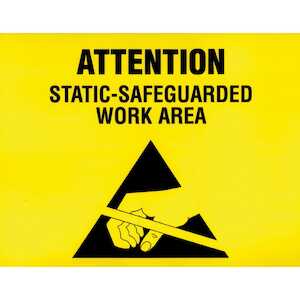 SCS ESD RS-471 Awareness Sign, 8.5" x 11"