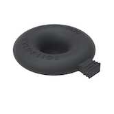 Richco Round Blanking Plug, 2mm Thickness, 12.3mm H, Silicone, Black, 500/Pack