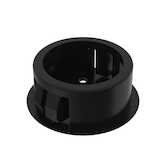 Micro Plastics .75" Vent Plug, .406" H, Heat Stabilized Nylon, Black, 1000/Pack