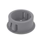 Micro Plastics .75" Vent Plug, .406" H, Heat Stabilized Nylon, White, 1000/Pack