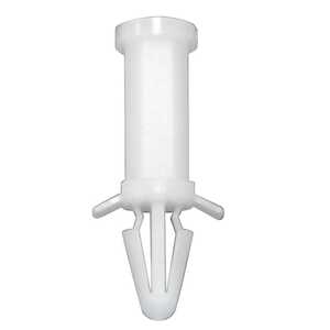 Richco Arrowhead-Self Tapping Support, Top Locking, M3 Thread, .157" L, Nylon, Natural, 1000/PK