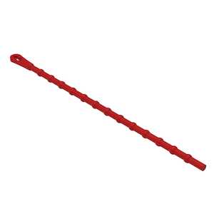 RIchco .56" Beaded Cable Tie, 2.5" L, Polypropylene, Red, 1000/Pack