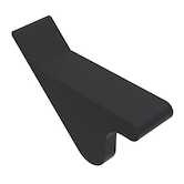 Richco Circuit Board Ejector, .062" Board Thickness, Black, 1000/Pack