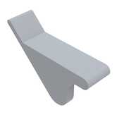 Richco Circuit Board Ejector, .062" Board Thickness, Natural, 1000/Pack