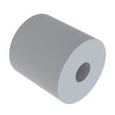 Richco #6 Collar Spacer, .2" L, Nylon, 1000/PK