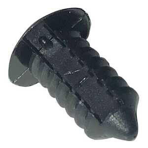 Heyco Push Screw, .33" L, Nylon, Black - Obsolete