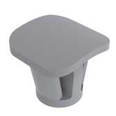 Richco Flat Rest-Reverse Button Lock Support, Bottom Locking, .236" L, UL94 V-2, Nylon, Natural, 1000/PK