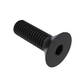 0-80 X 1/8" L, 82 Degree Flat Head Socket Screw. Alloy Steel, Black Oxide, Hex Drive. Specification - ASME B18.3