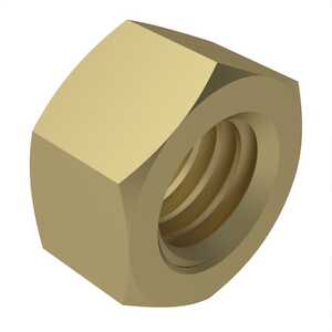 1" - 12 Finished Hex Nut, 1-1/2" W X 55/64" H, Steel Grade 5, Cadmium Yellow CL 2 Per QQP416. Specification - ASME B18.2.2