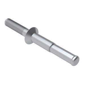 1/4" Nominal Dia, 100 Degree Countersunk, Self-Plugging Blind Rivet, Serrated Stem, Aluminum Alloy, Finish Optional, Grip Range .313" - .375"