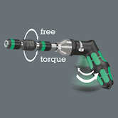 Wera Tools 889/4/1 F Rapidaptor Free-running Bit Holder for Torque Screwdriver with Pistol Handle, 1/4" x 64 mm