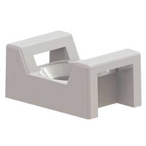 Richco #10 Screw Cable Tie Mount, 1.20" L, Nylon, Natural, 100/Bag