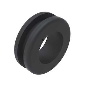 0.188" Rubber Grommet, Silicone Rubber, .312" Diameter, MS35489-140X