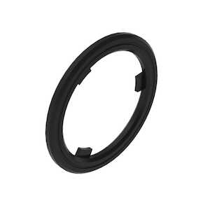 Heyco M12 Retaining Sealing Washer, .475" ID, .74" OD, SBR, Black