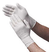 ACL Staticde Nitrile Glove, 12" L, Medium