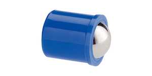 Vlier Delrin Push-Fit Ball Plunger SS Ball 10 mm (.394") Outside Diameter