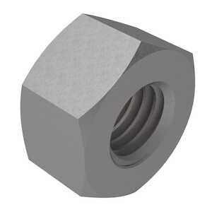 1" - 8 Heavy Hex Nut. 1-5/8" W X 63/64" H, Steel Grade 2. Specification - ASME B18.2.2