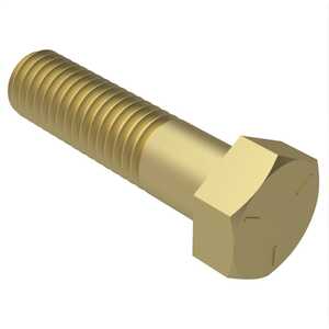 1" - 12 X 4" Long, Hex Head Cap Screw. Steel Grade 5, Cadmium Yellow. Specification - ASME B18.2.1