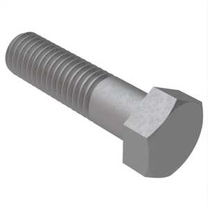 1" - 12 X 4" Long, Hex Head Cap Screw. Steel Grade 2. Specification - ASME B18.2.1