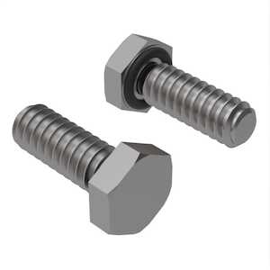 Zago 1/2" - 13 X 1" L, Hex Head Sealing Screw, Stainless Steel, Buna O-Ring