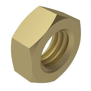 1" - 14 Hex Jam Nut. 1-1/2" W X 35/64" H, Steel, Cadmium Yellow. Specifications - ASME B18.2.2 Except Thread Pitch