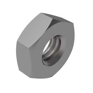 0-80 Small Pattern Hex Machine Screw Nut. 1/8" W X 3/64" H, Stainless Steel. Specification - ASME B18.2.2