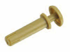 Heyco .083" Heat Resistant Snap Rivet, Shock Proof, .079" Panel Thickness, Nylon, Tan