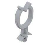 Heyco Standoff Wire Saddle, Arrowhead Mount, .71" L, .54 x .54" Bundle Capacity, Nylon, Natural