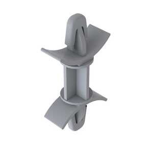 Heyco Arrowhead/Arrowhead PCB Support, .125" Mounting Hole Diam, .187" L, Nylon