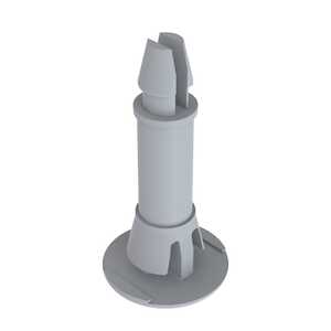 Heyco Two Prong/Reverse Button Lock PCB Support, .25" L, Nylon