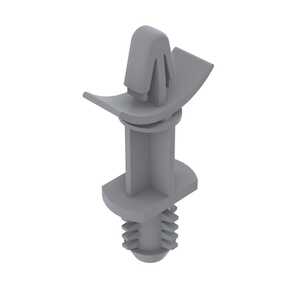 Heyco Arrowhead/Fir Tree PCB Support, .157" Mounting Hole Diam, .25" L, Nylon